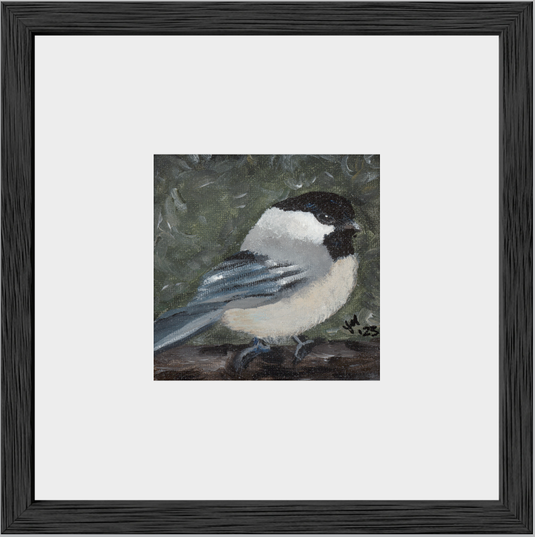 The Little Cheerleader (Black-Capped Chickadee)