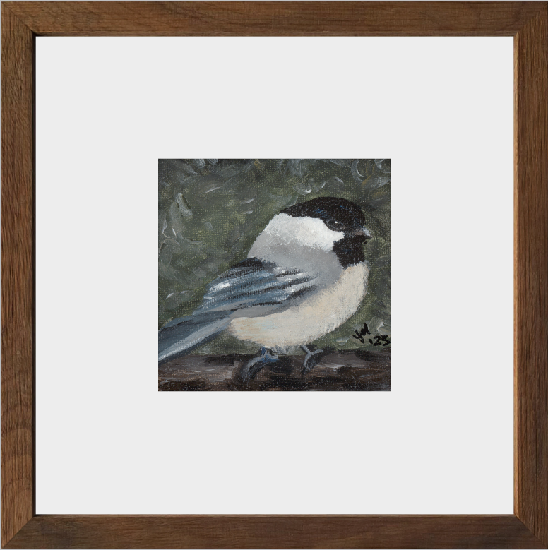 The Little Cheerleader (Black-Capped Chickadee)