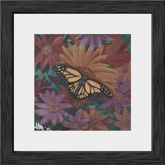 The Harmony of Bloom (Monarch Butterfly)