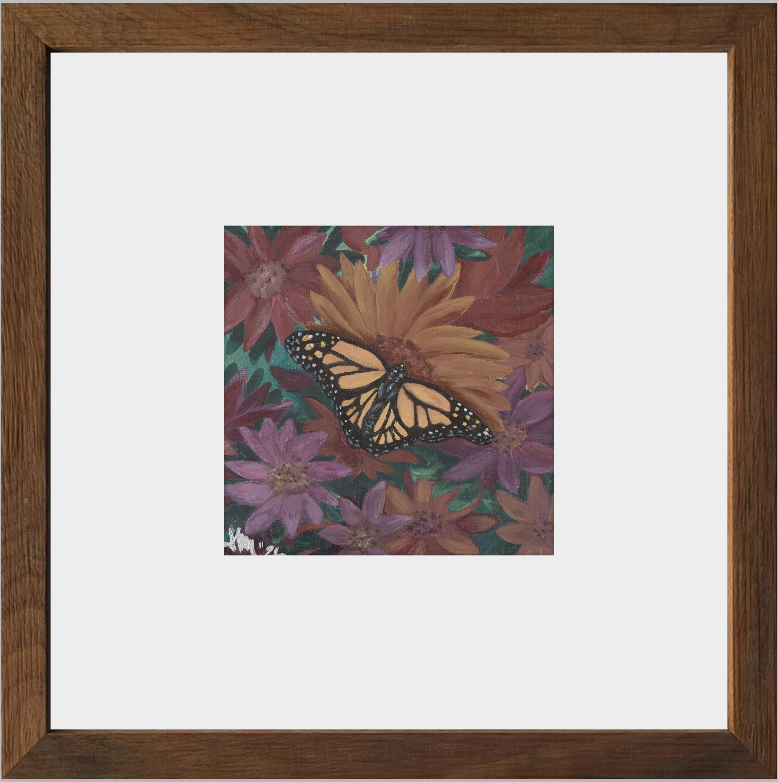 The Harmony of Bloom (Monarch Butterfly)
