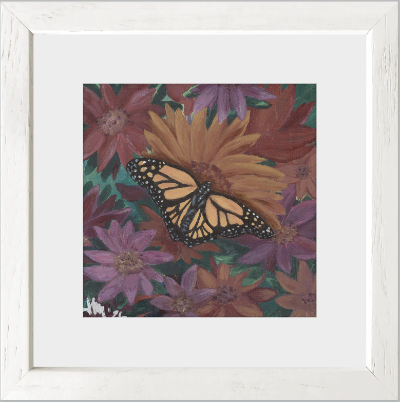 The Harmony of Bloom (Monarch Butterfly)