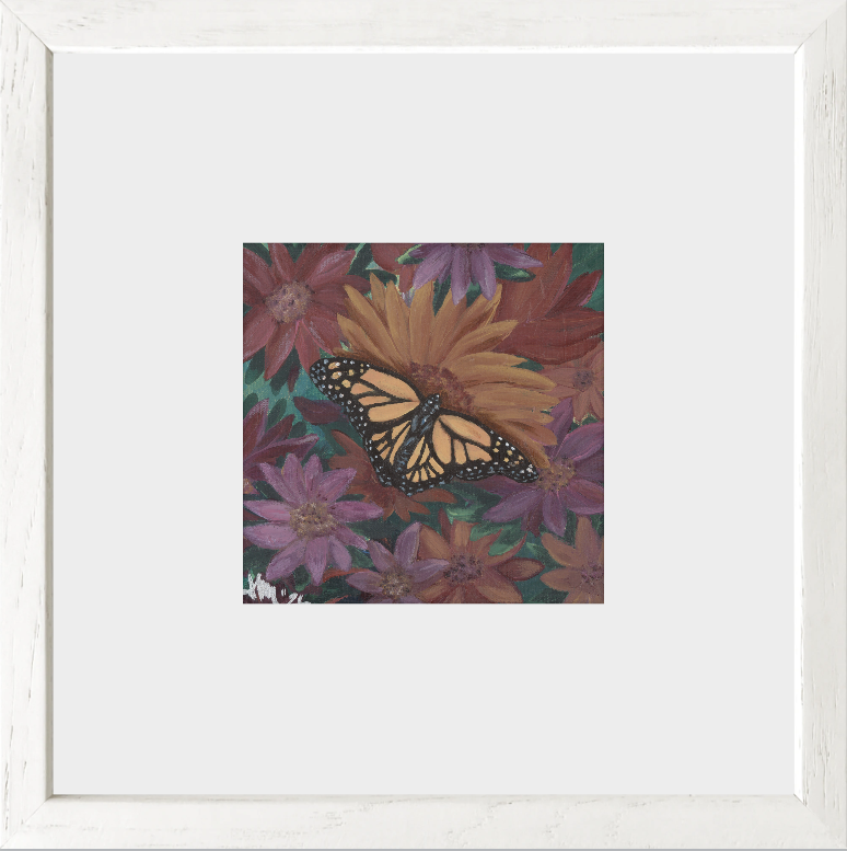 The Harmony of Bloom (Monarch Butterfly)