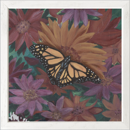 The Harmony of Bloom (Monarch Butterfly)